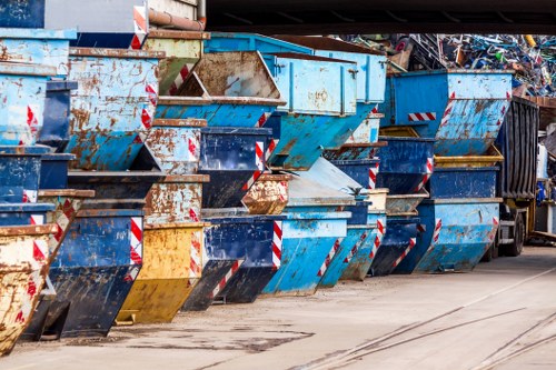 Unwanted furniture ready for disposal in East London