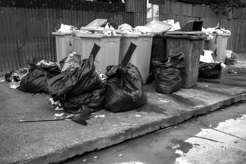 Commercial rubbish clearance in East London