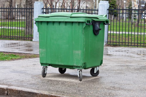 East London rubbish removal vehicle