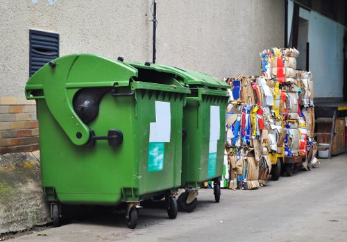 Community members participating in a local waste management meeting